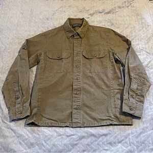Triple Aught Design button‎ up shirt mens small NWOT green